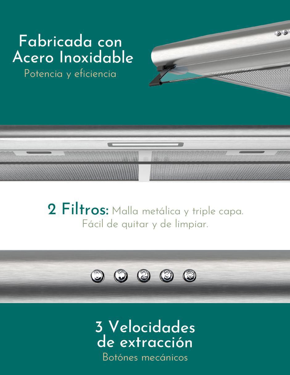 Campana de pared CAMP-IXB75 de acero inoxidable Campana de pared CAMP-IXB75 de acero inoxidable