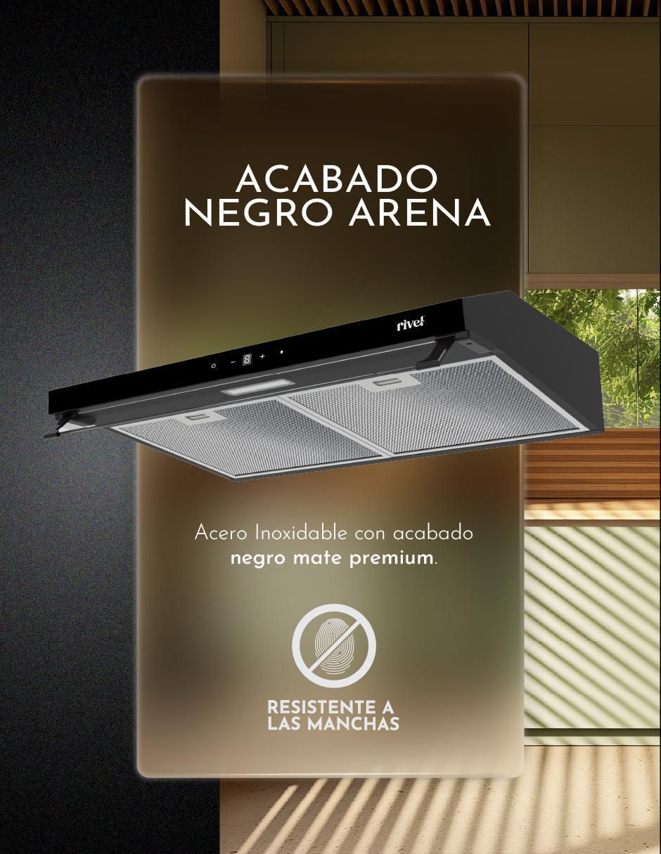 Campana de pared Rivel CAMP-NGT75 de acero inoxidable