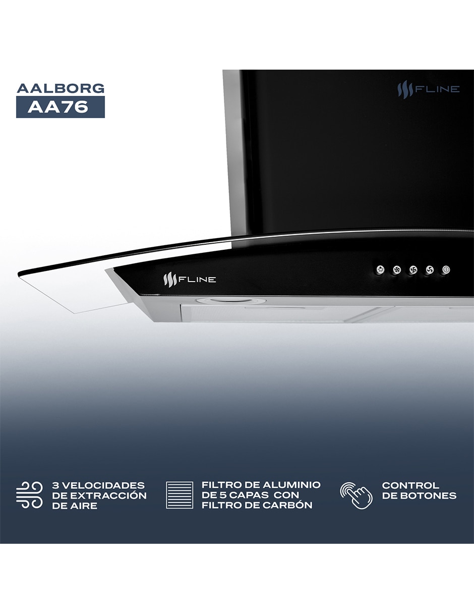 Campana de pared Fline AA76 de vidrio