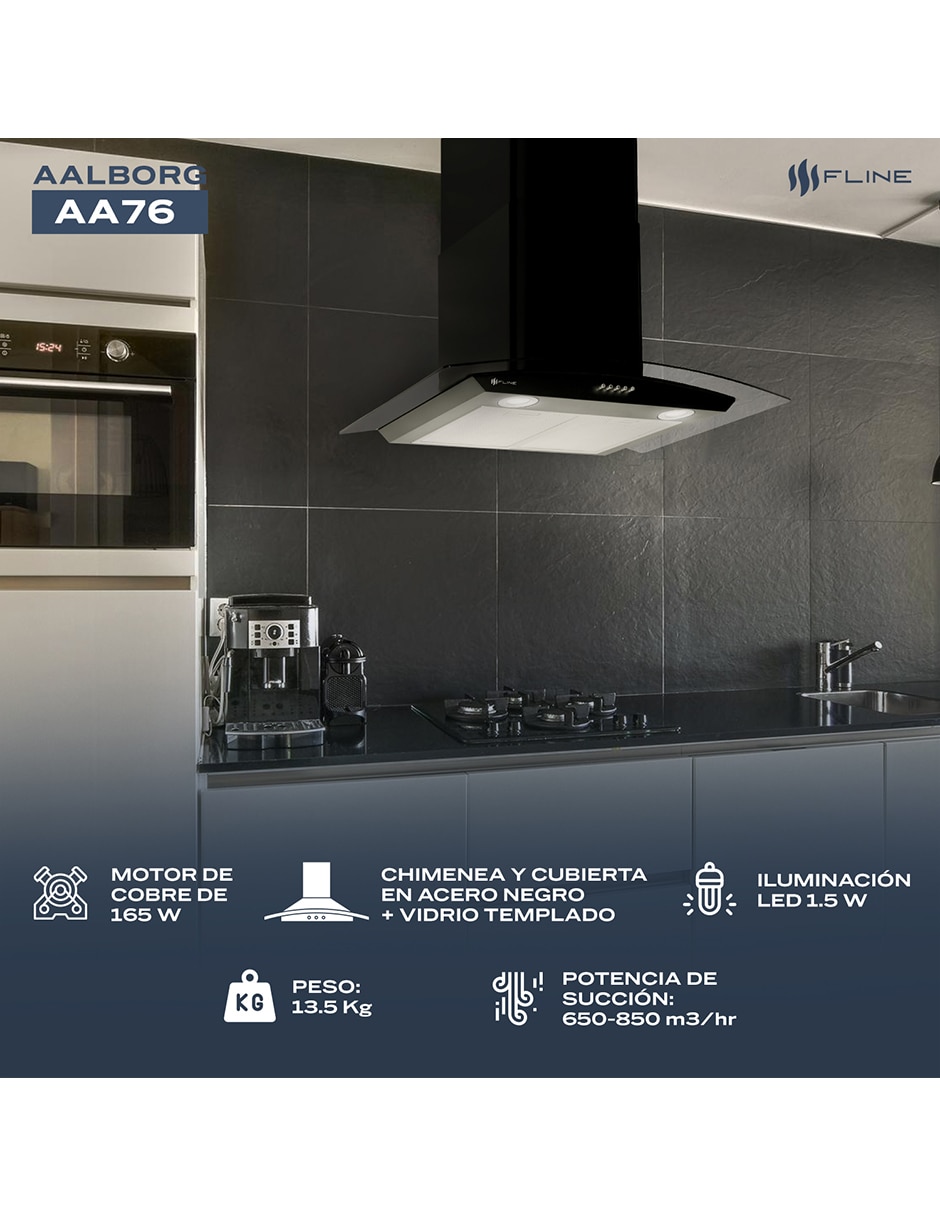 Campana de pared Fline AA76 de vidrio