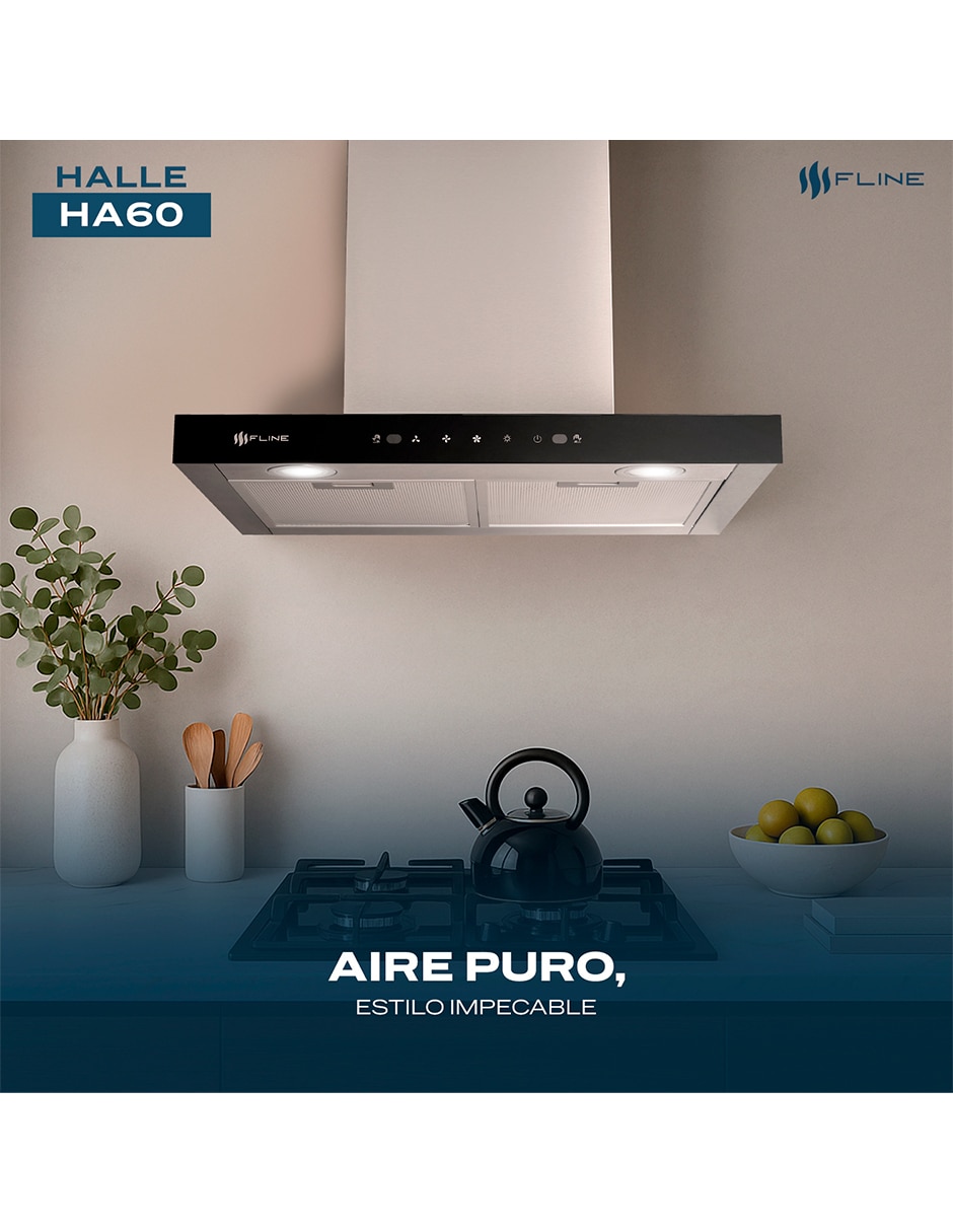 Campana de pared Fline HA60 de acero inoxidable