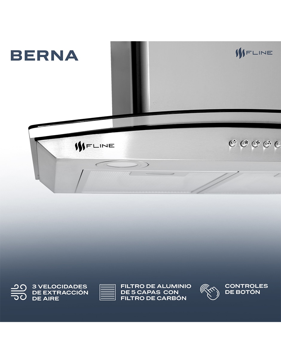 Campana de pared Fline BE60 de acero inoxidable
