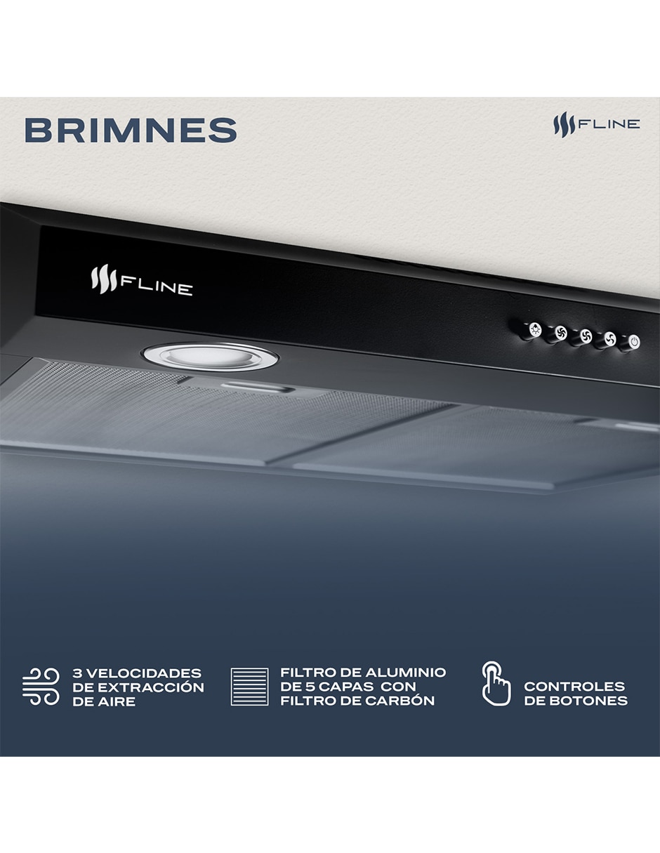 Campana plana Fline BR60 de acero
