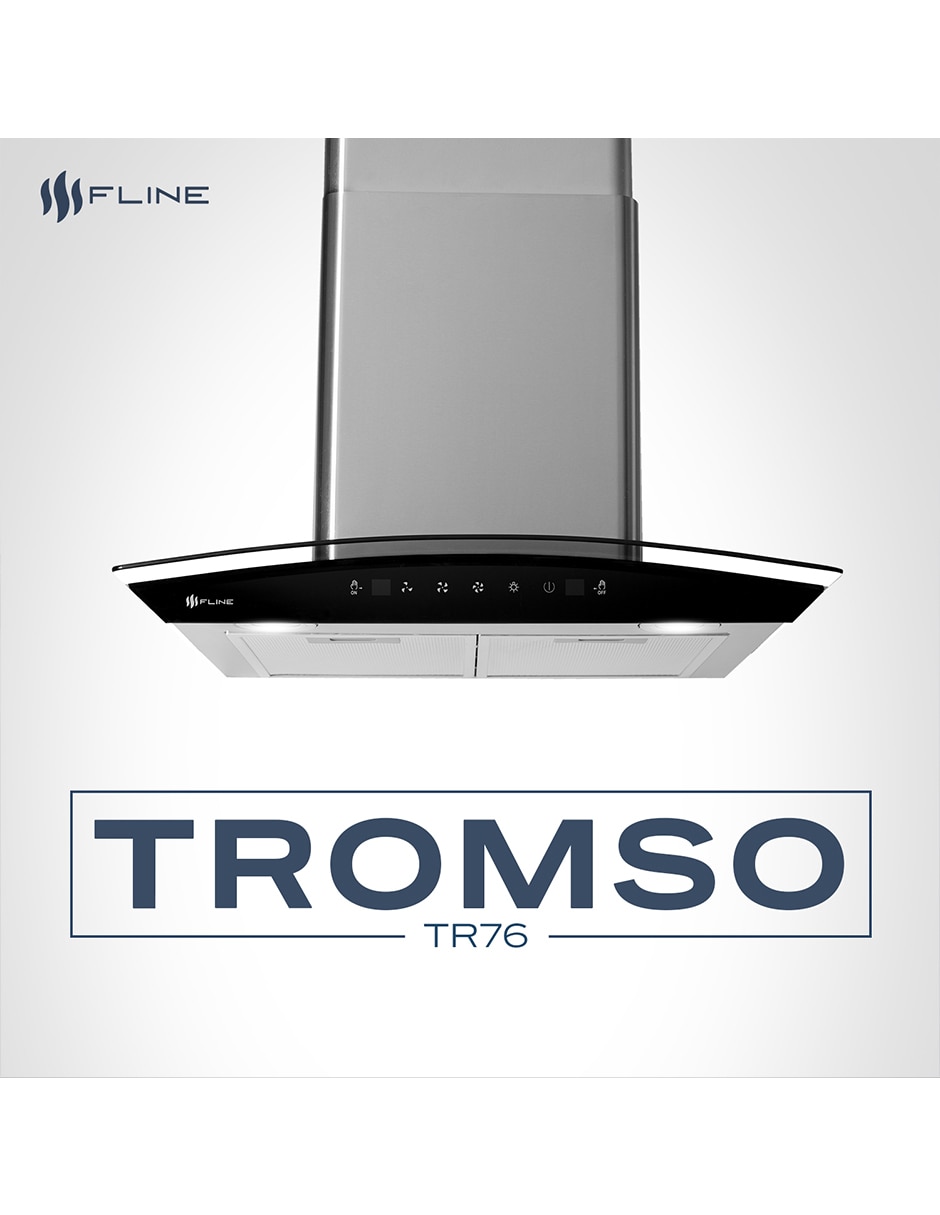 Campana de pared TR76 de acero inoxidable Campana de pared TR76 de acero inoxidable