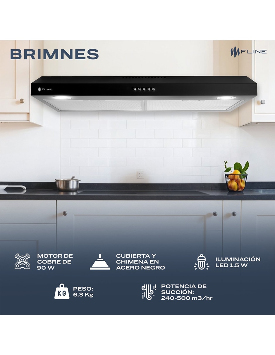 Campana plana Fline BR80 de acero