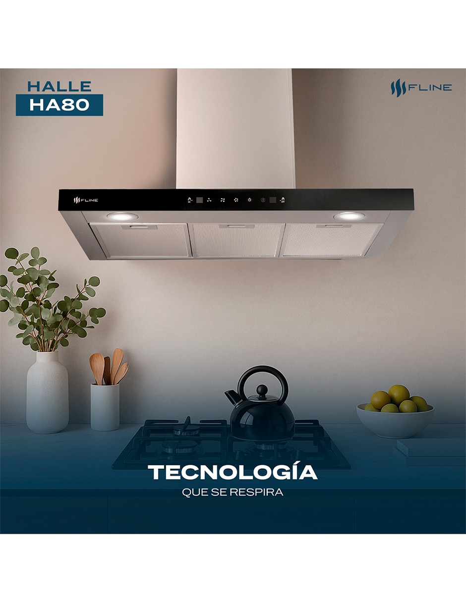 Campana de pared HA80 de acero inoxidable 2