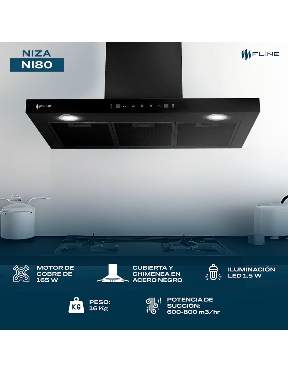 Campana de pared Fline NI80 de acero