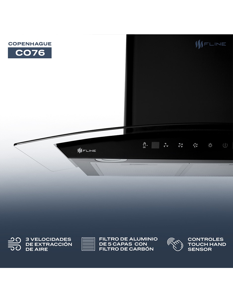 Campana de pared Fline CO76 de vidrio
