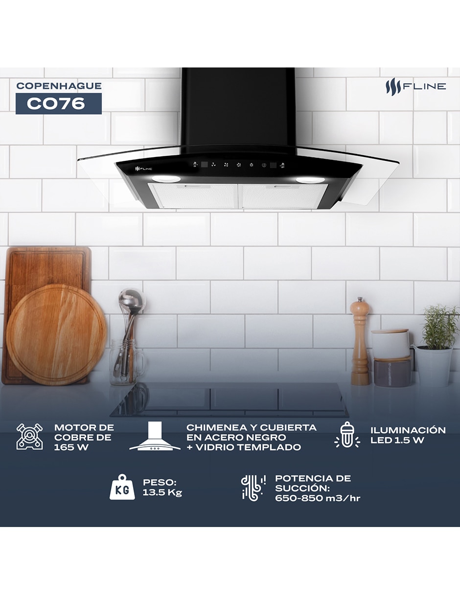 Campana de pared Fline CO76 de vidrio