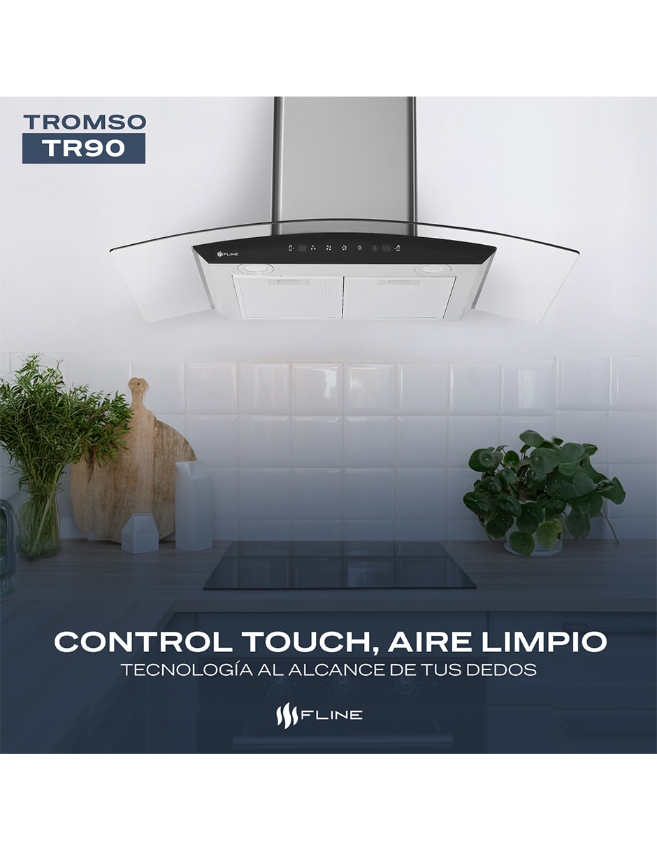 Campana de pared Fline TR90 de acero inoxidable