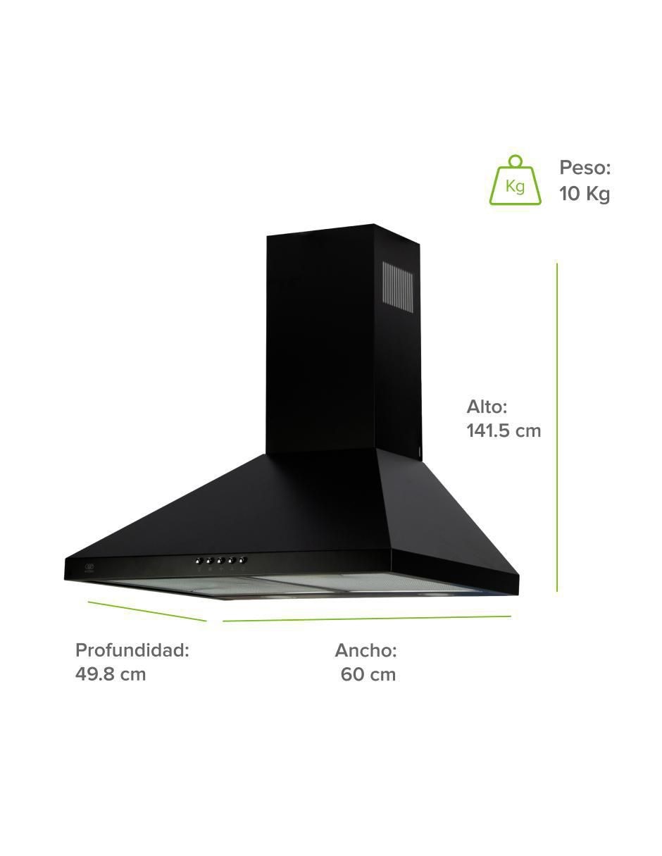 Campana de pared Avera CEP60N de acero inoxidable