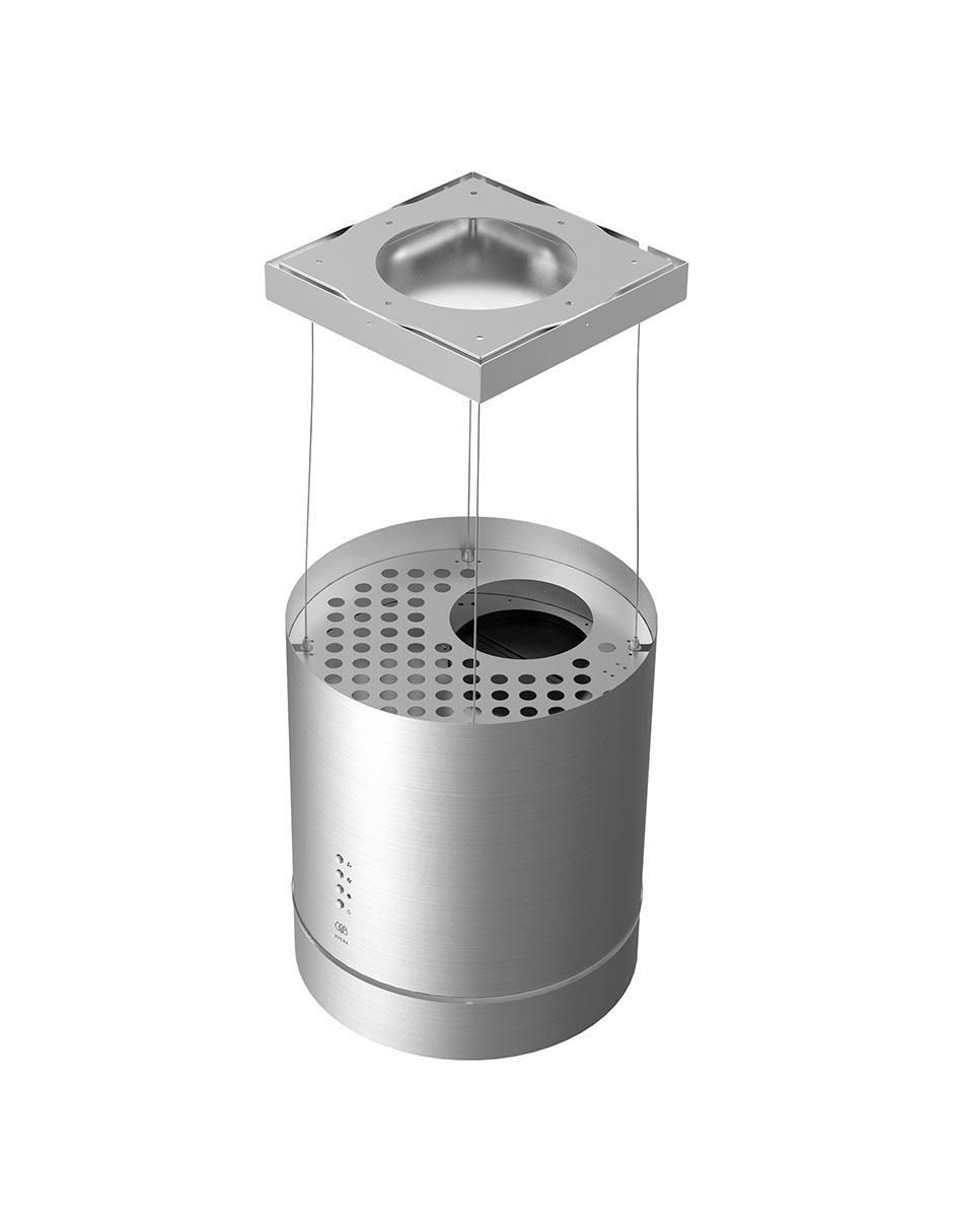 Campana de isla Avera cis38c de acero inoxidable