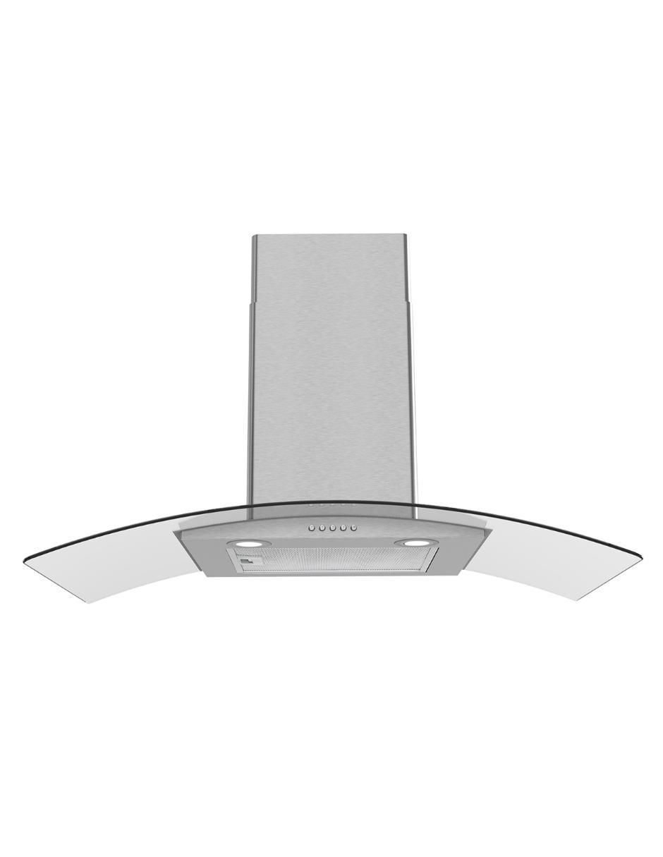 Campana de pared Ch Milan 90 de acero inoxidable 4