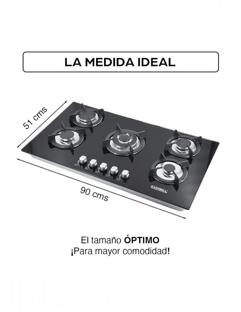 Parrilla a gas lp empotrable Kashbill