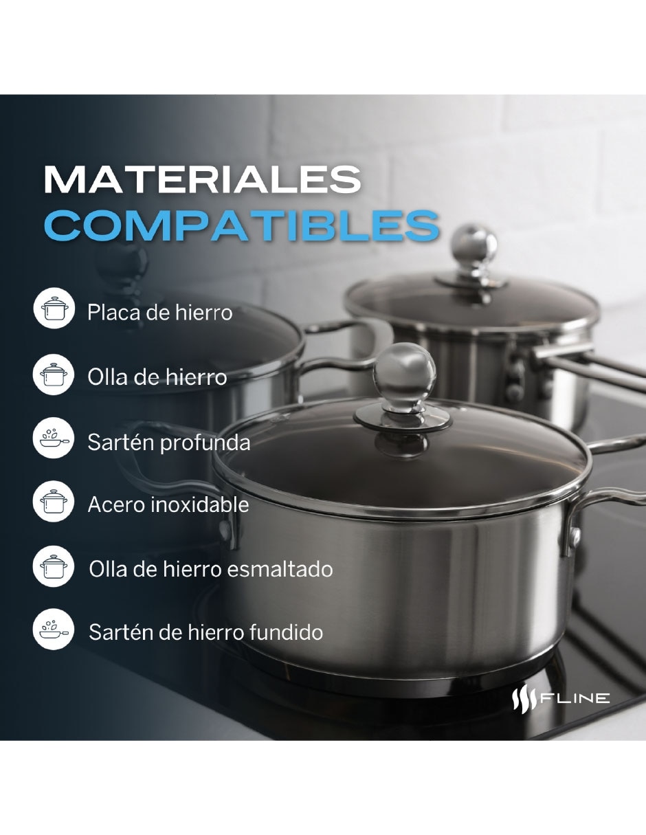 Parrilla a inducción empotrable Fline belfast