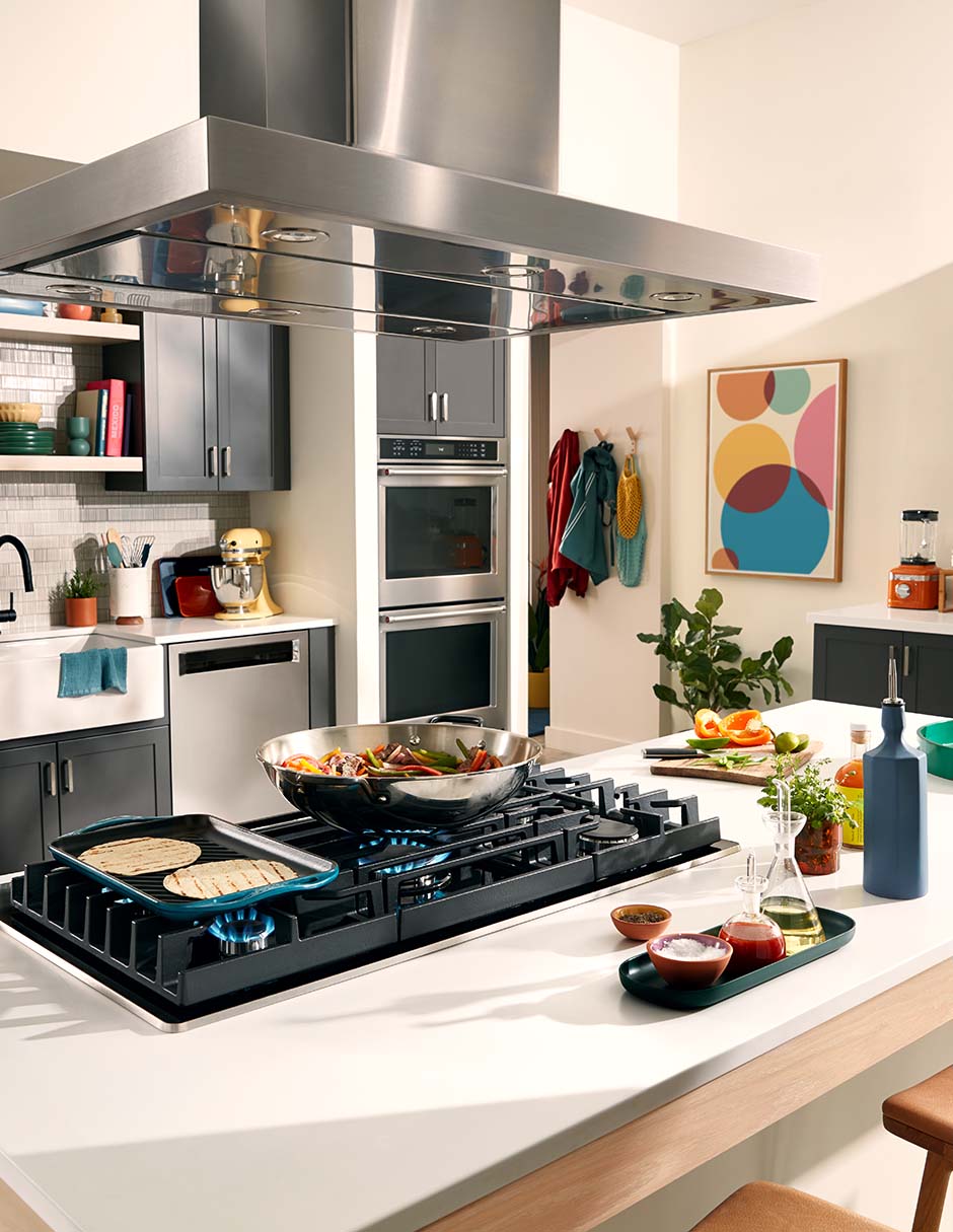 Parrilla a gas lp empotrable Kitchenaid