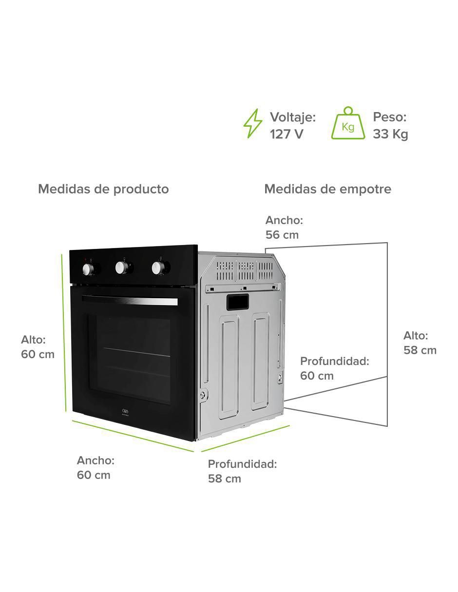Horno eléctrico Avera HEM01LP capacidad 58 L