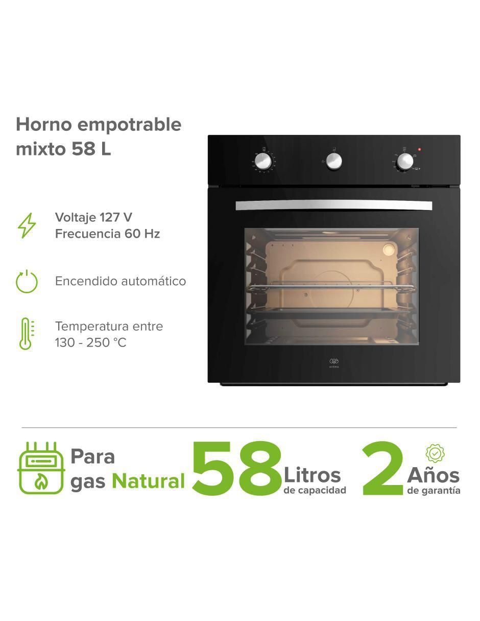 Horno eléctrico HEM01NAT capacidad 58 L 4