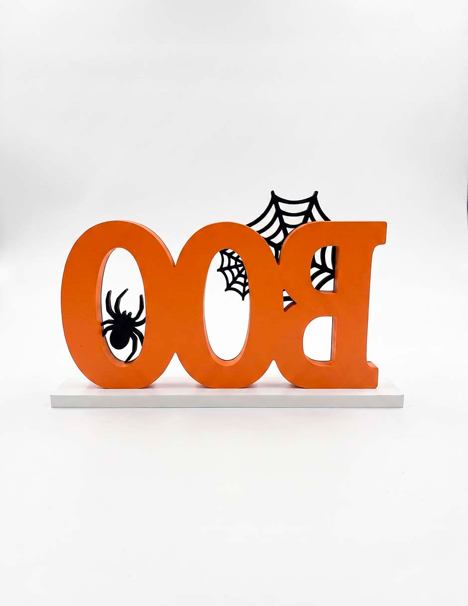 Letrero de halloween con forma de letras 2
