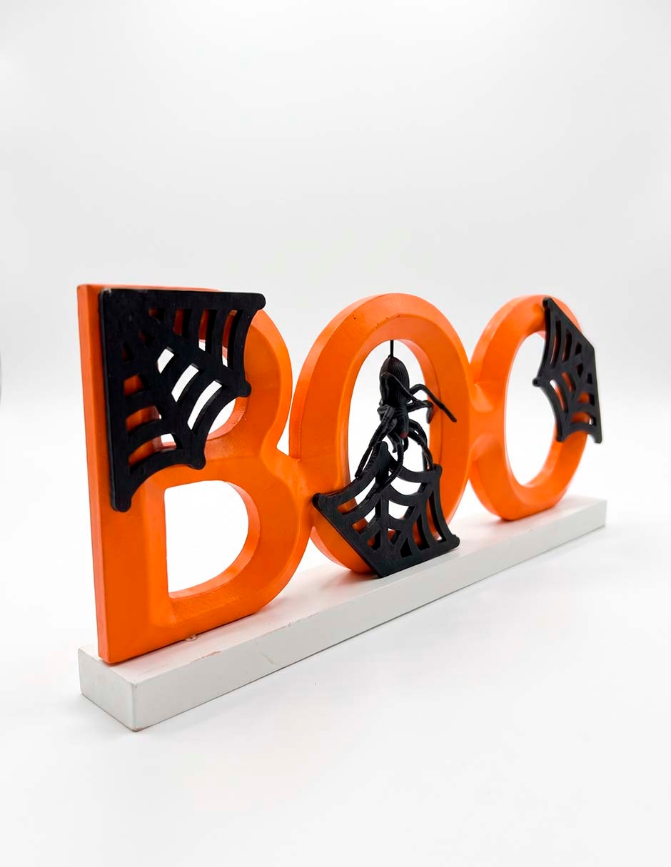 Letrero de halloween con forma de letras 3