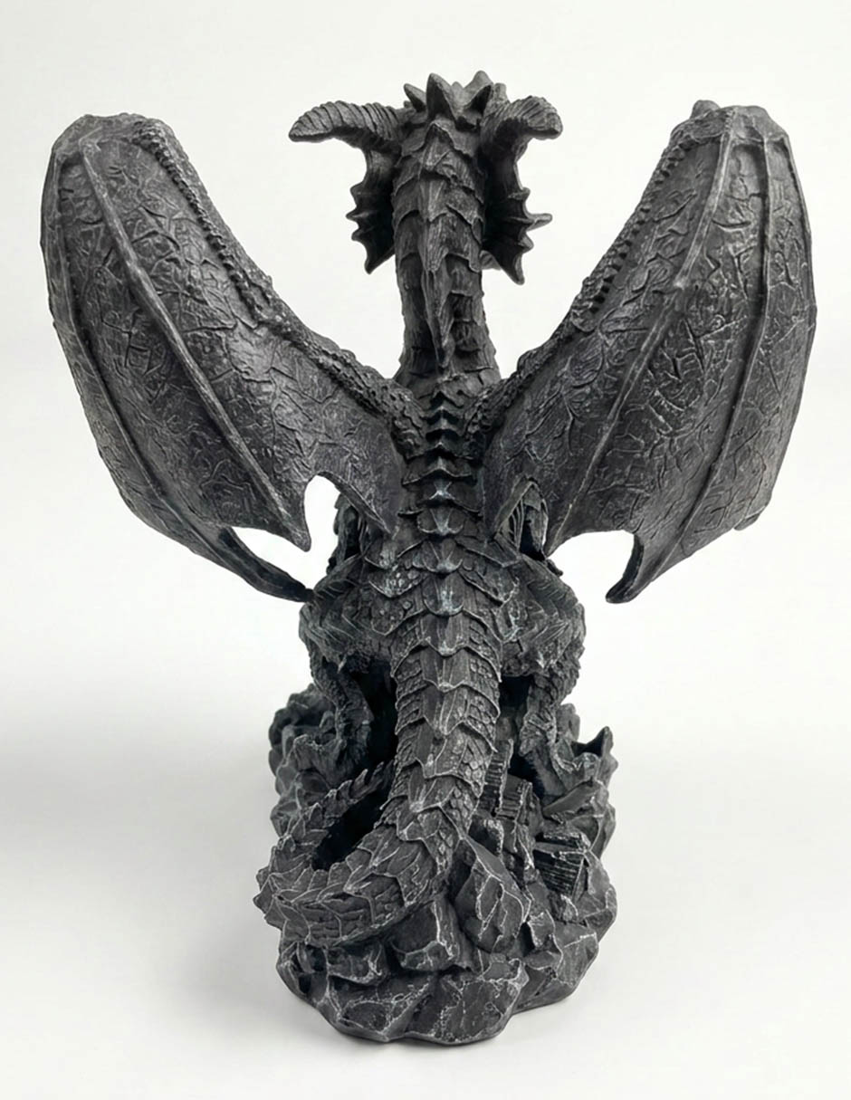 Figura decorativa de Halloween con forma de dragón 4