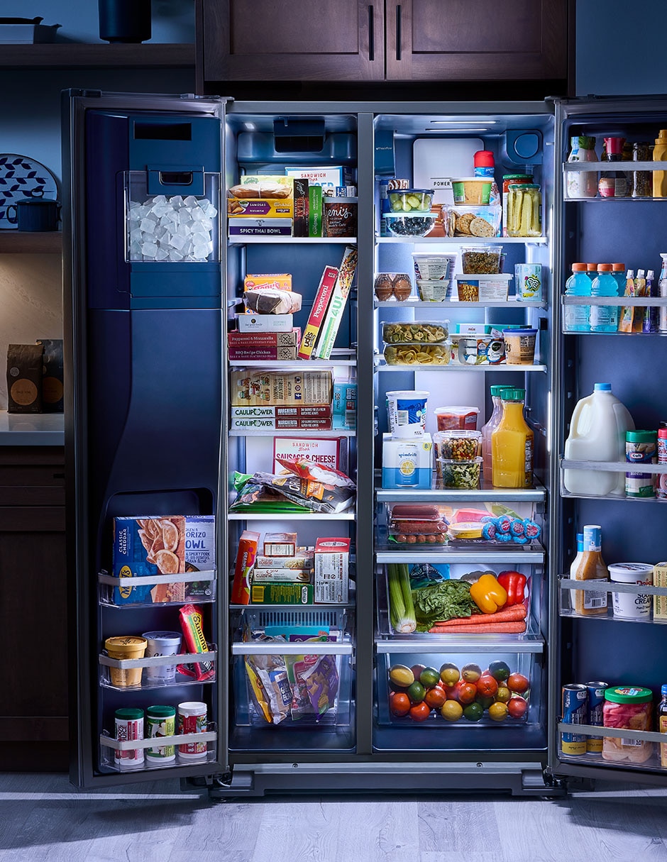 Refrigerador dúplex Maytag 28 pies cúbicos y fábrica de hielos LMRSF6636Z