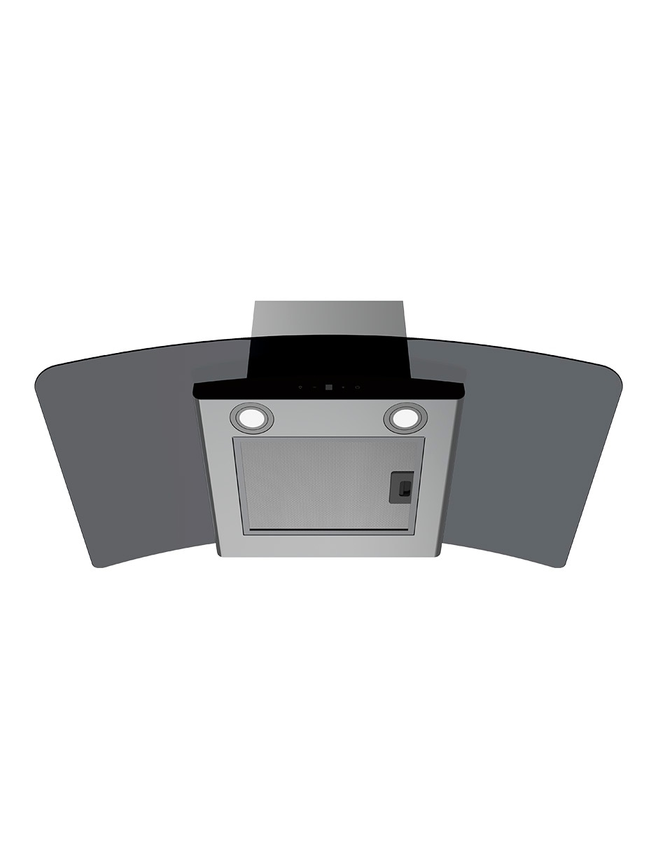Campana de pared MH90V73AT23SBMXde acero inoxidable 3
