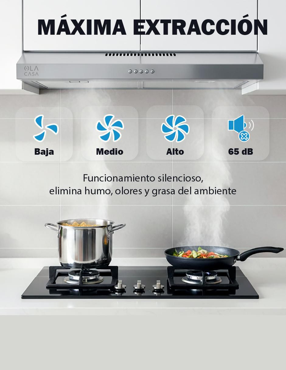 CAMPANA CAMPANA PLANA de Acero inoxidable 3