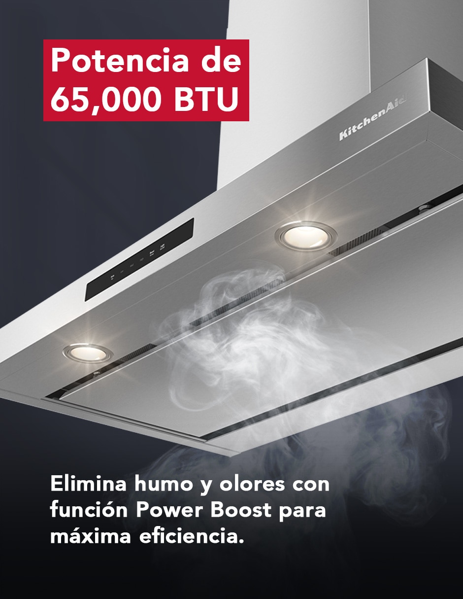 Campana de pared Kitchenaid KVWC736SSS de acero inoxidable