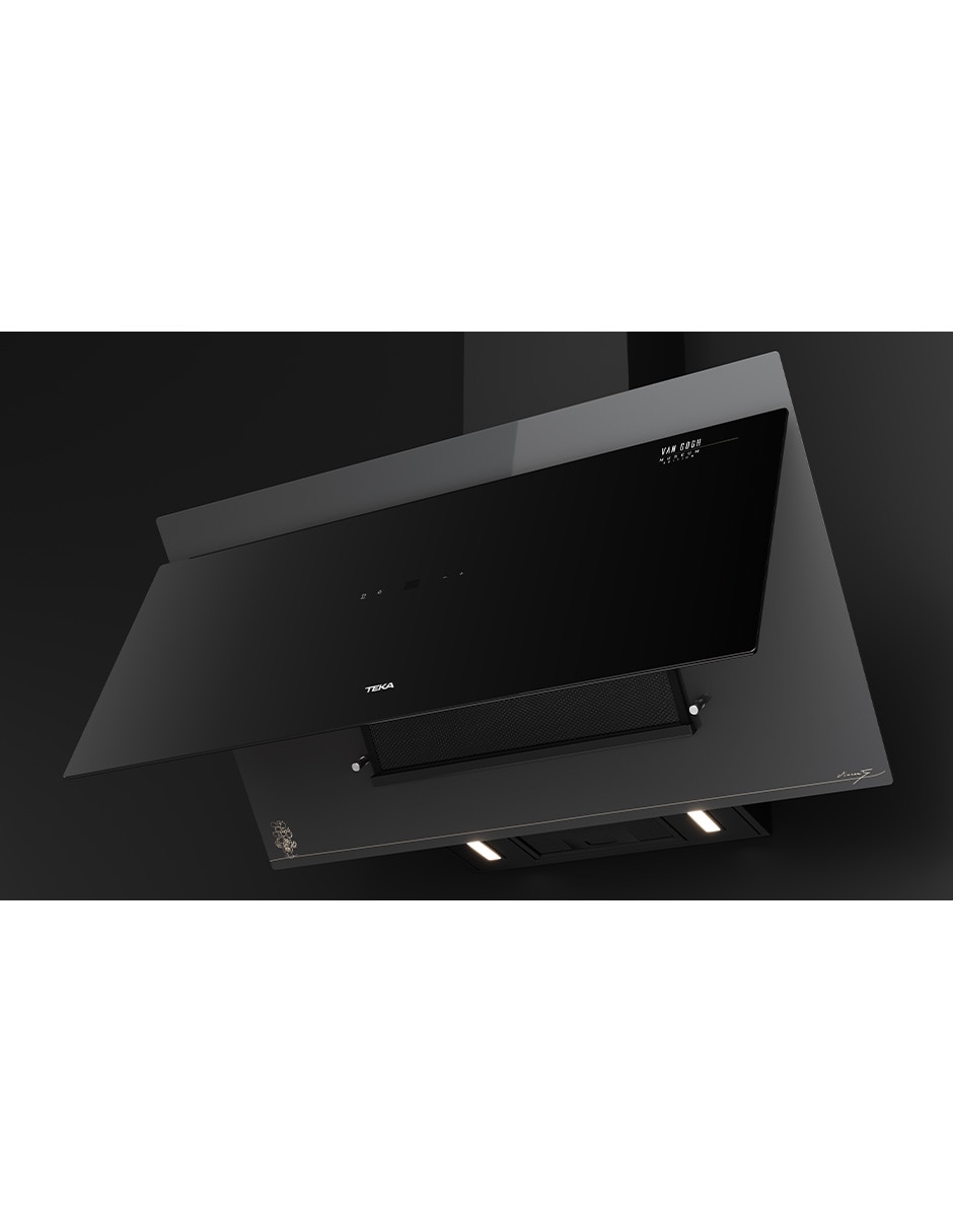 Campana de pared dvtvg98660tclbk de cristal templado 7
