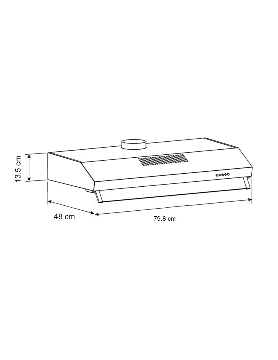 Campana Plana Teka Cpx84220Kclinox De Acero Inoxidable