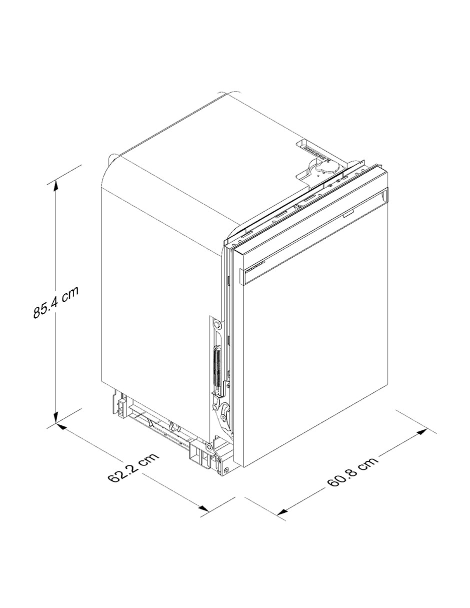 Lavavajillas de empotre Kitchenaid 15 servicios KDTS324SPS
