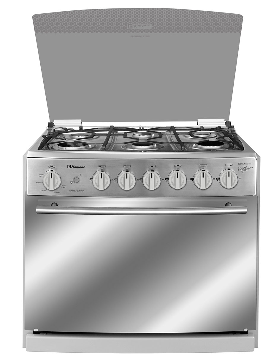 Estufa a gas natural/lp 76 EE-1131-VB VARSOVIA de 6 quemadores 1