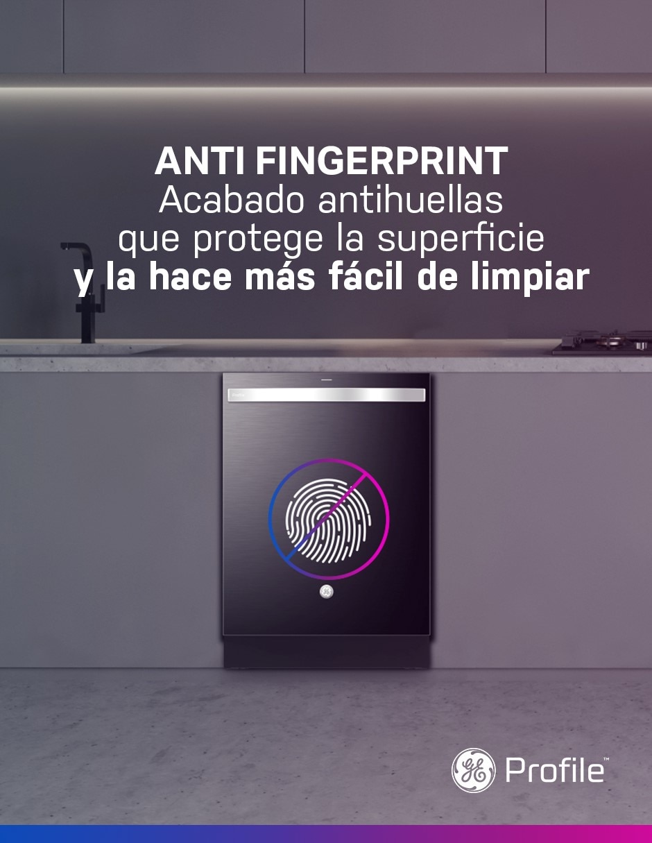 Lavavajillas de empotre ge profile 16 servicios pbt865smwds