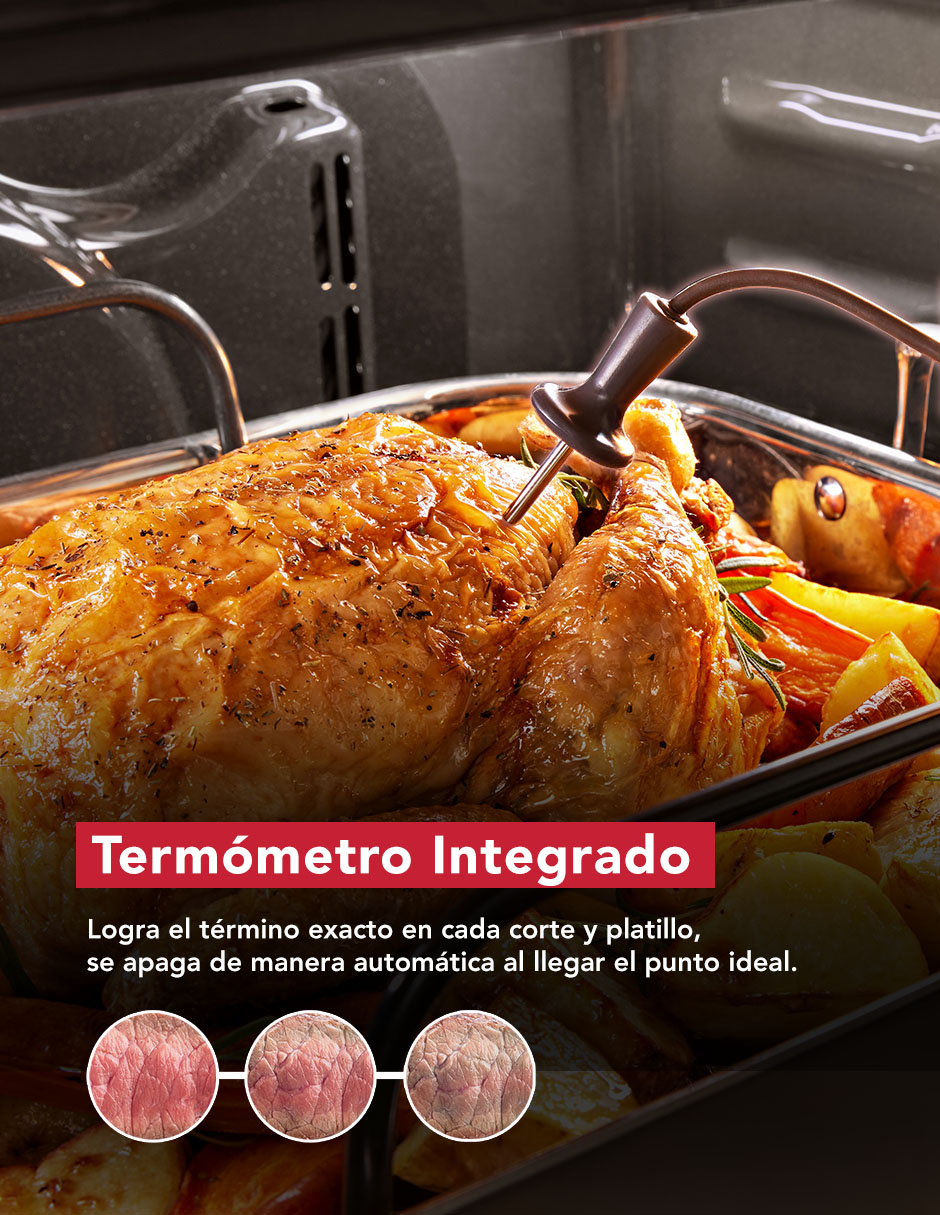 Horno eléctrico Kitchenaid KOEC730SJP capacidad 141 L