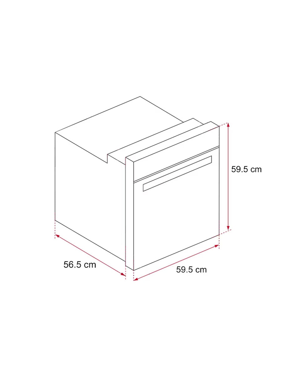 Horno a gas LP Empotre 5