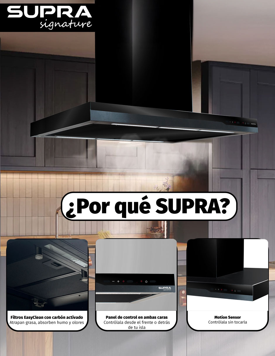 Campana de pared Montebello 90 de acero 7