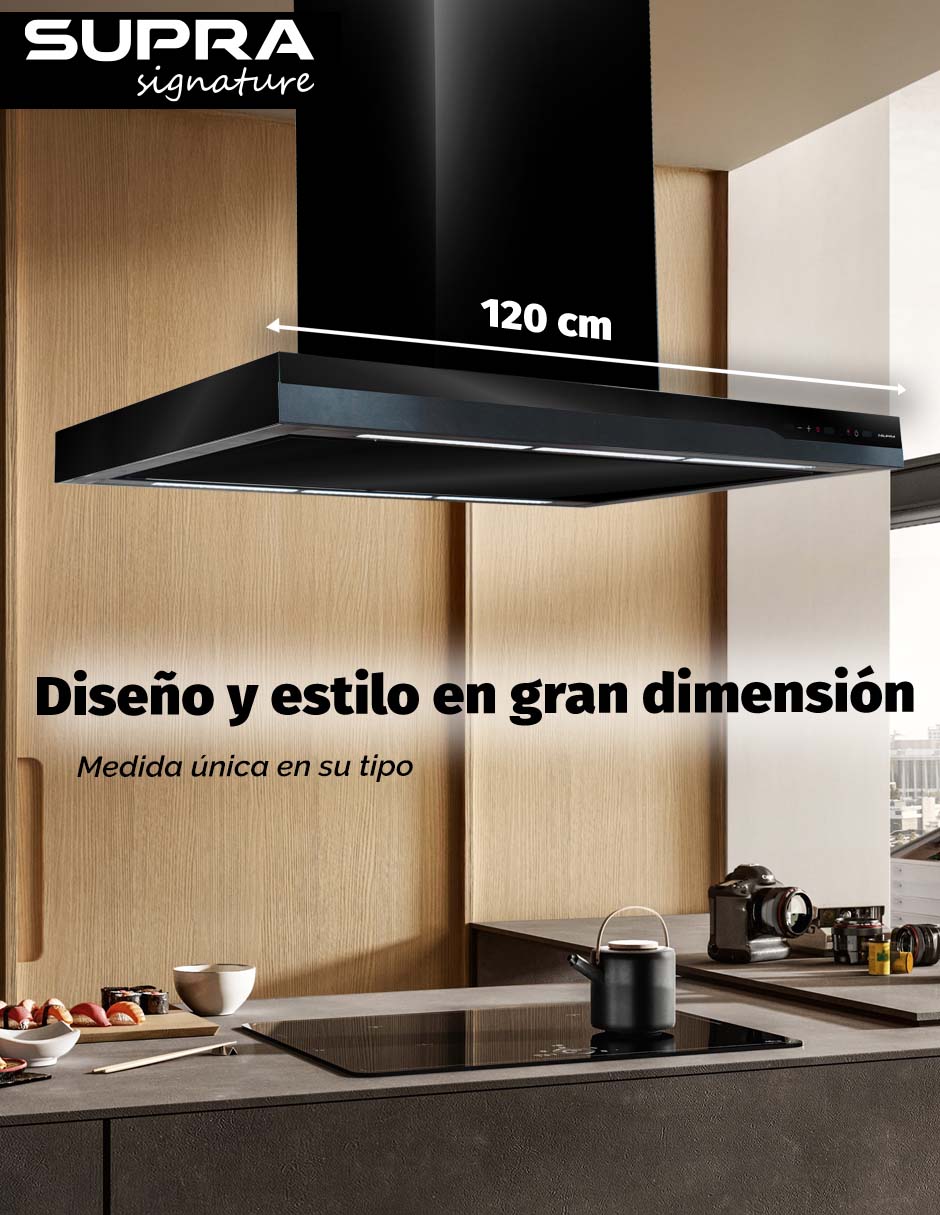 Campana de pared Montebello 120 de acero 11