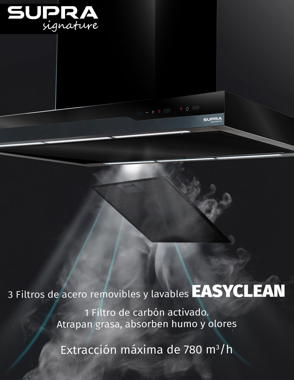 Campana de pared Montebello 120 de acero 10
