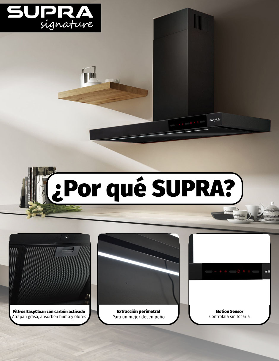 Campana de pared Alenia 90 de acero 7