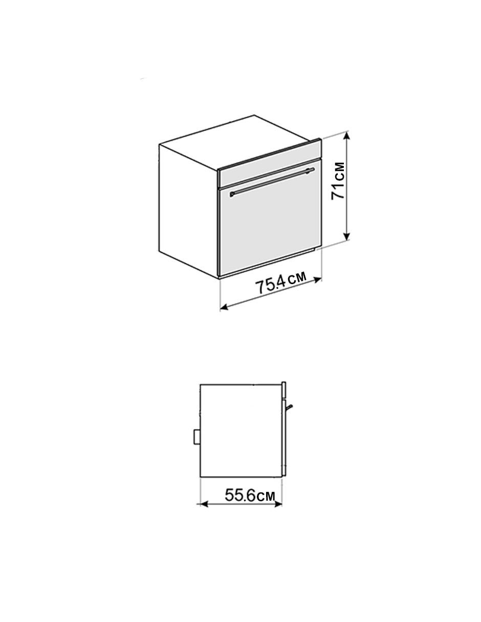 Horno eléctrico Smeg Clasica sopa3302tpx capacidad 102 L