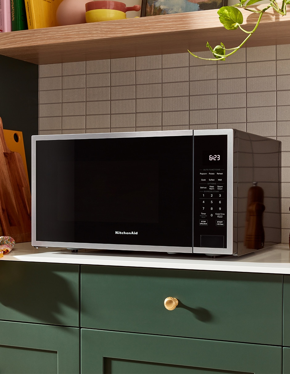Horno de microondas de convencional modelo KMCS122SPS 5