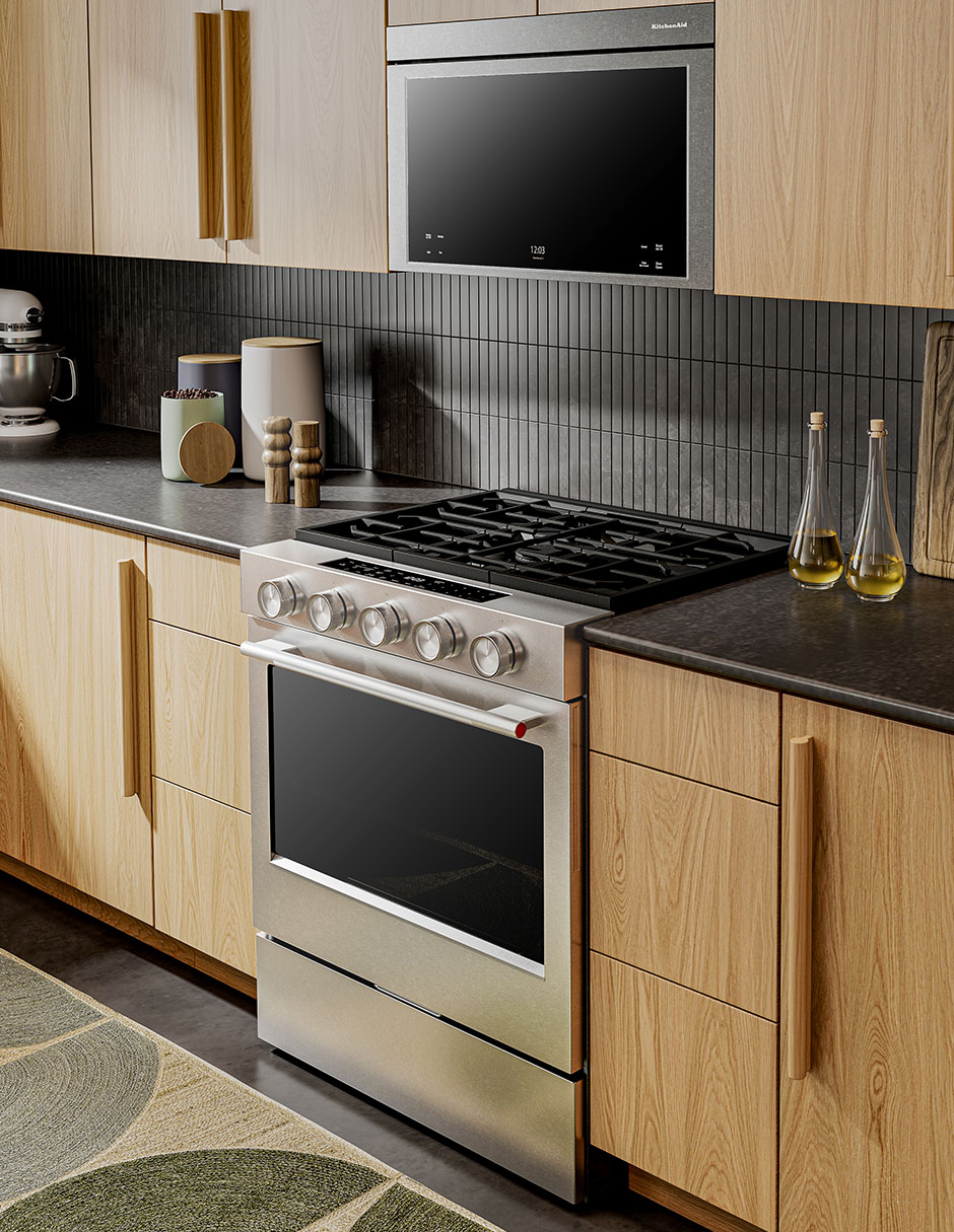 Estufa a Gas natural/LP 75.95 cm KSGS530SPS de 5 quemadores 6