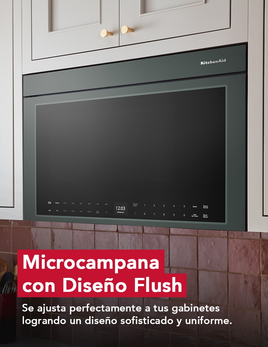 Campana de pared KMMF730PJP de metal y vidrio 6