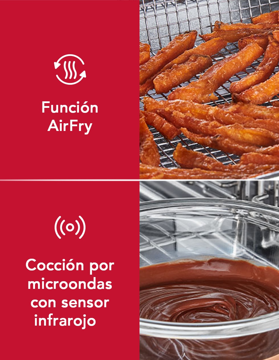 Campana de pared KMMF730PJP de metal y vidrio