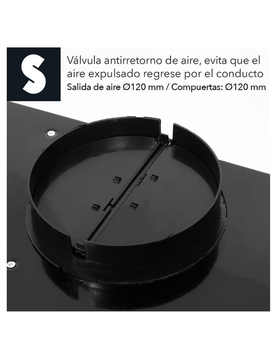 Campana de pared campana extractora de acero inoxidable 3