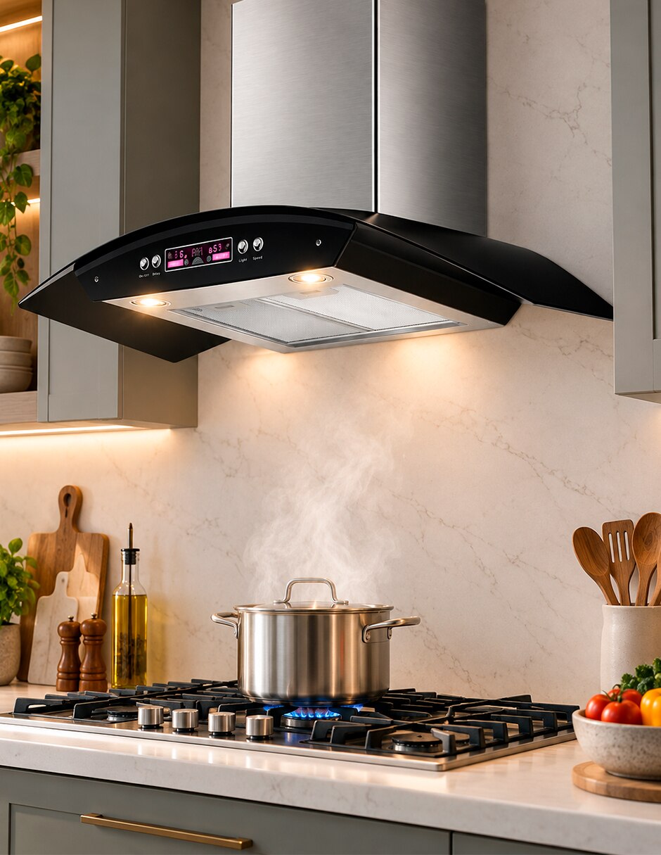 Campana de isla cbhh-1274 de acero inoxidable 3