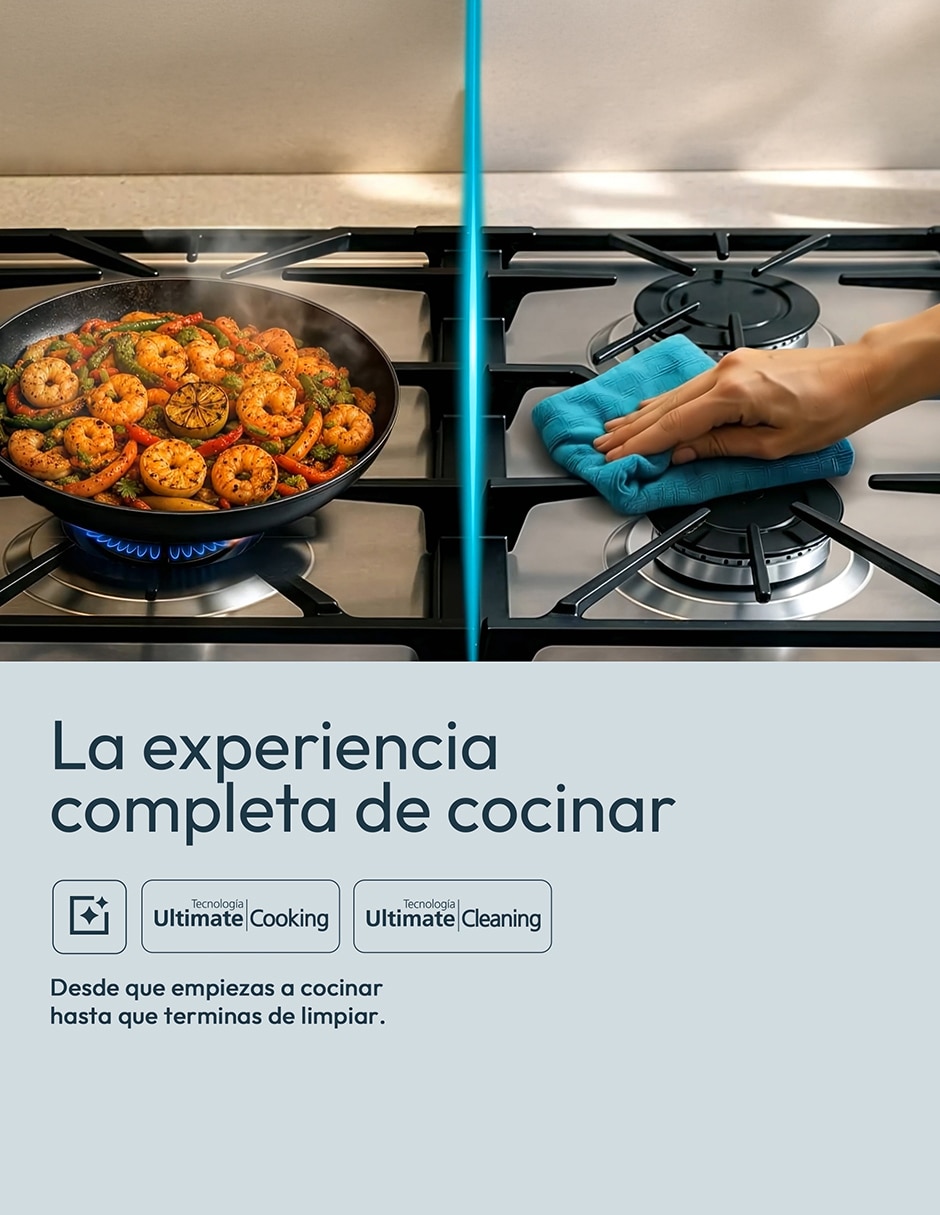 Estufa empotrable a 79.2 cm XOC80800CMP80BSS de quemadores 14