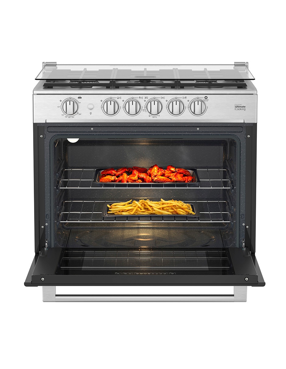 Estufa empotrable a 79.2 cm XOC80800CMP80BSS de quemadores 5