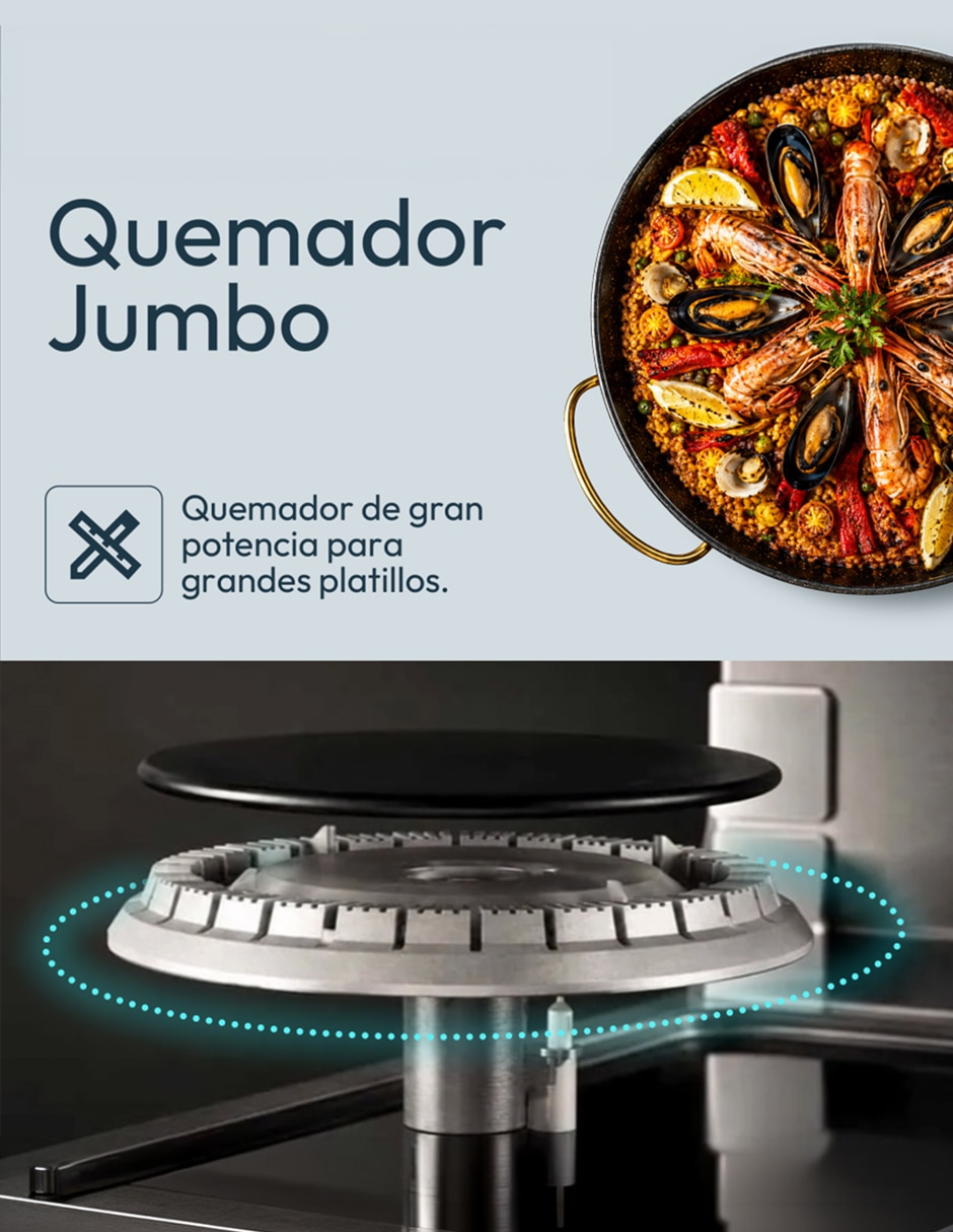 Estufa empotrable a 79.2 cm MA0C80500CMP80BGX de quemadores 14